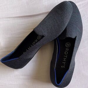 Rothy's Navy Heather Flats Loafers - NEW